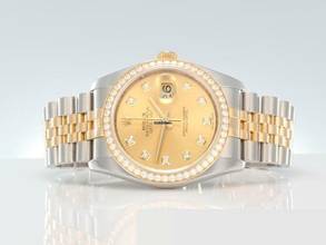 Thumbnail von Rolex Datejust 36 36mm 116243 2011 Stahl Gelbgold 750 Diamanten Automatik Stainless Steel 18kt Yellow Gold Jubilé-band Chronometer Oyster