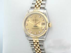 Thumbnail von Rolex Datejust 31 Stahl Gelbgold 750 Diamanten Automatik Gold Stahl Stainless Steel 18kt Yellow Gold Jubilé-band Chronometer Oyster