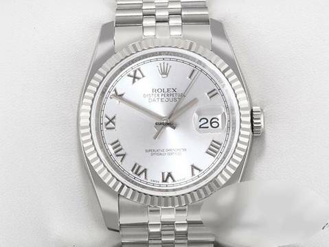  Rolex Datejust 36 36mm 116234 2018 Edelstahl Weissgold 750 Automatik Stainless Steel 18kt White Gold Jubilé-band Chronometer Oyster 
