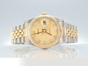 Thumbnail von Rolex Datejust 36 36mm 16233 2001 Stahl Gelbgold 750 Diamanten Automatik Stainless Steel 18kt Yellow Gold Jubilé-band Chronometer Oyster