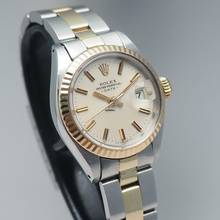 Thumbnail von Rolex Oyster Perpetual Lady Date Oysterband Stahl/Gold 18k/750 Box+Papiere Full Set