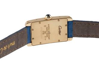 Thumbnail von Cartier Tank Américaine SM 18k (0,750) Gold Quarz Damenuhr Ref. W2601556