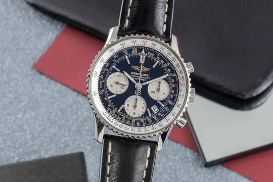  Breitling Navitimer Chronograph Edelstahl Automatik Herrenuhr Ref. A23322 