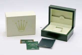 Thumbnail von Rolex Daytona Black Dial Chronograph Stahl Automatik Herrenuhr Ref. 116520 B&P