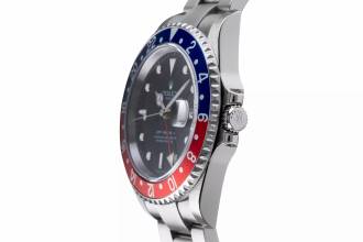 Thumbnail von Rolex GMT-Master II Pepsi Stahl Automatik Herrenuhr 16710 T B&P 2007 LC 100