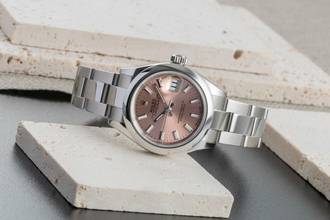 Thumbnail von Rolex Lady-Datejust 28 Pink Dial Automatik Damenuhr Oyster Perpetual Ref. 279160 B&P