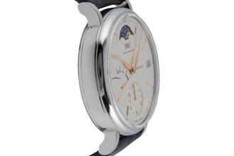 Thumbnail von IWC Portofino Handaufzug Mondphase Handaufzug Stahl Ref. IW516401 B&P 2024