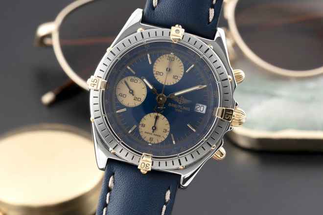  Breitling Chronomat Chronograph Stahl / Gold Automatik Ref. B13048 