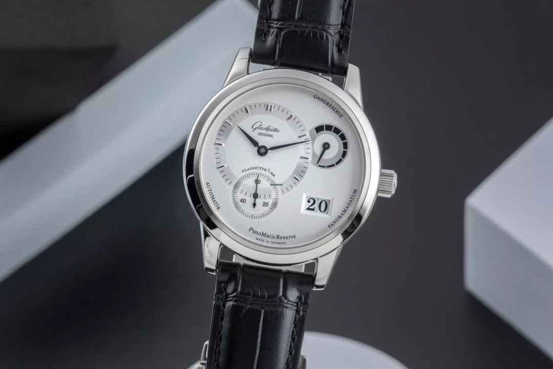  Glashütte Original PanoMaticReserve Pano Matic Reserve Stahl Automatik Ref. 90-03-02-02-04 