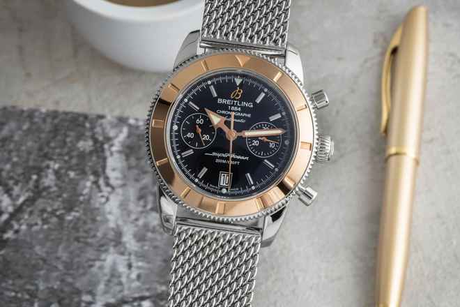  Breitling Superocean Heritage Chronograph 44 Chronograph Stahl / Gold Automatik Ref. U23370 