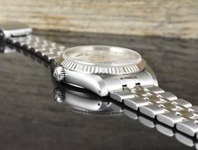 Thumbnail von Tudor Prince Date 76214 Stahl / Weißgold top Bezel - Full Set