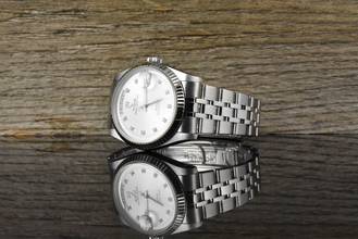 Thumbnail von Tudor Prince Date 76214 Stahl / Weißgold top Bezel - Full Set