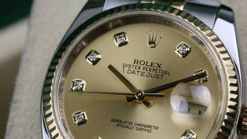 Thumbnail von Rolex Datejust 36 Steel Gold - Champagne Diamond - like New - 06/2011