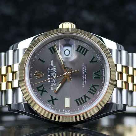  Rolex Datejust 36 Steel Gold - Wimbledon - like New - Fullset - 05/2022 