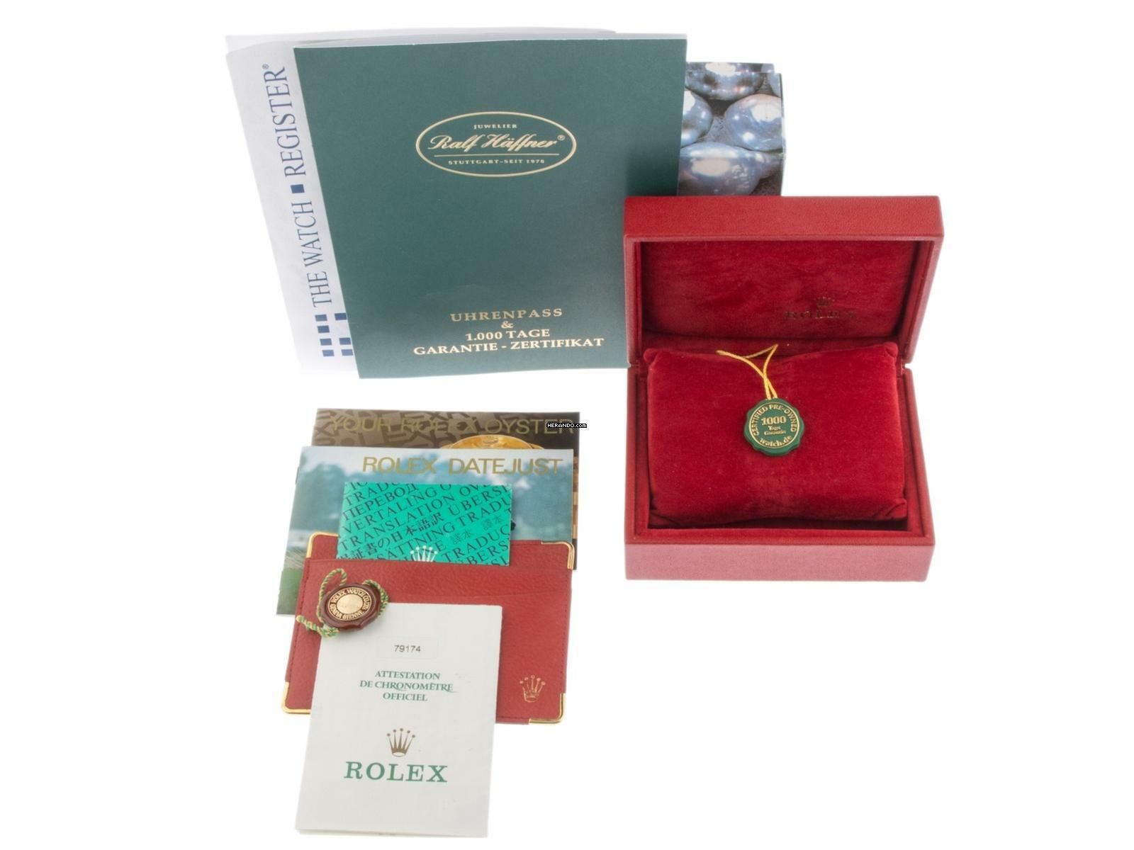 Rolex Lady-Datejust Ref.79174 1998 Full Set sehr gut Vintage