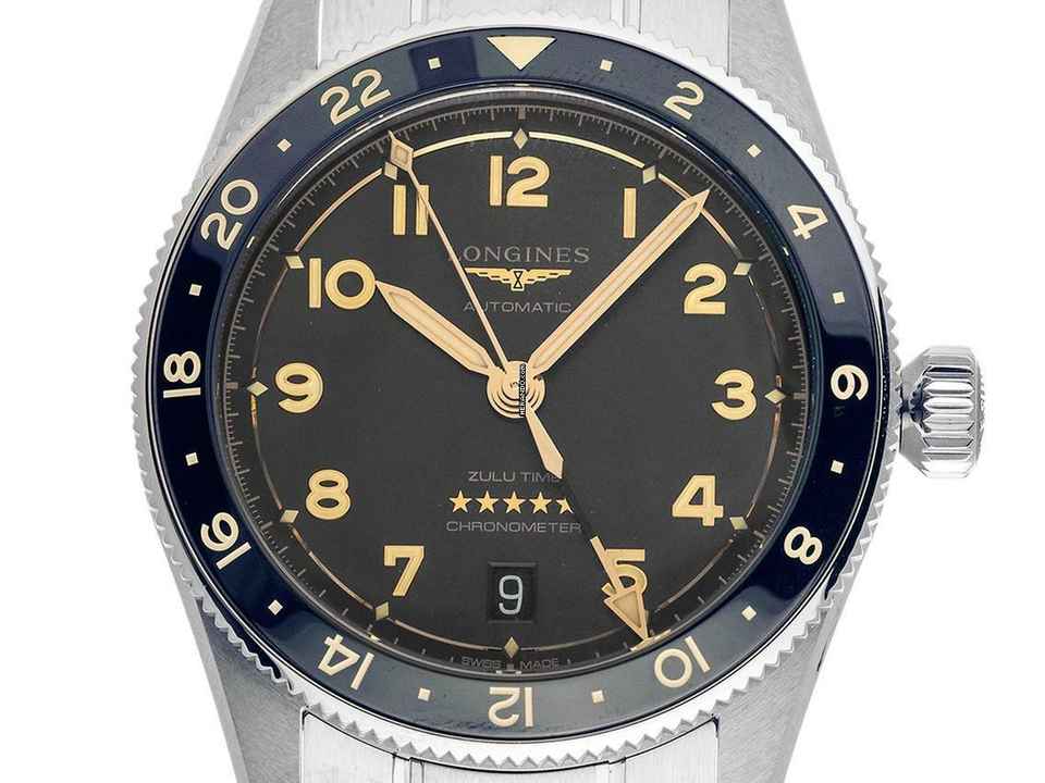  Longines Spirit ZULU Time Ref.L3.812.4.60.6 2025 Full Set Ungetragen 