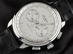 Thumbnail von Glashütte Original Senator Chronograph XL Ref.1-39-34-21-42-04 2018 Full Set wie Neu Vintage