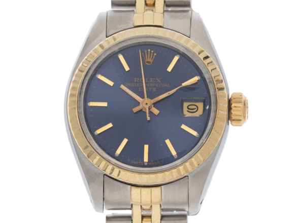  Rolex Oyster Perpetual Lady Date open 6/9 Ref.6917 1976 Box&Beschreibung sehr gut Vintage 