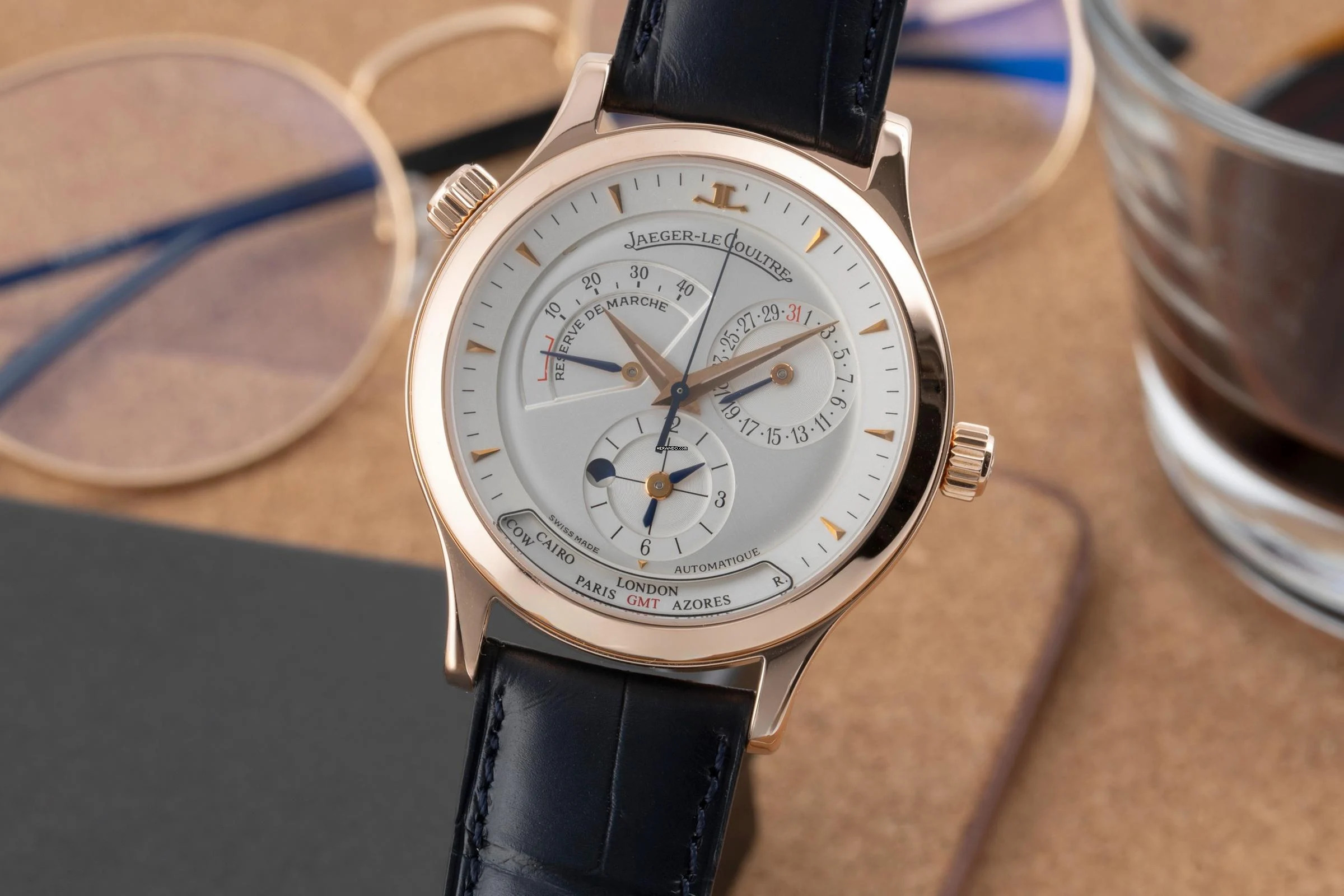 Jaeger-LeCoultre Master Geographic Control 18K Roségold Automatik Ref. Q1422420 142.2.92