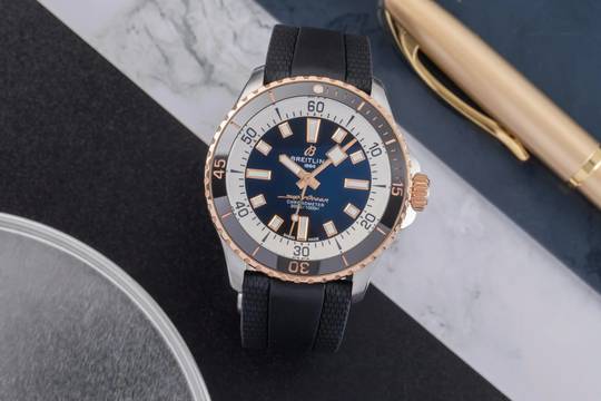  Breitling Superocean 42 Stahl / Gold Automatik Ref. U17375211B1S1 