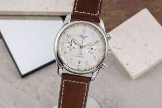 Thumbnail von Longines Avigation Chronograph Automatik Edelstahl Herrenuhr Ref. L2.620.4