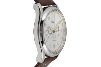 Thumbnail von Longines Avigation Chronograph Automatik Edelstahl Herrenuhr Ref. L2.620.4