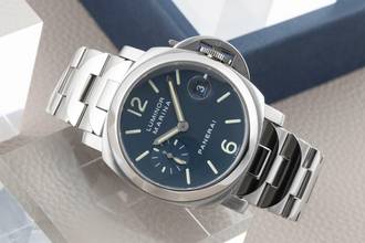 Thumbnail von Panerai Luminor Marina Automatic Edelstahl Automatik Herrenuhr Ref. PAM00120