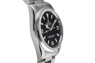 Thumbnail von Rolex Explorer 36 Black Dial Oyster Stahl Automatik Ref. 14270 A-Serie