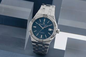 Thumbnail von Maurice Lacroix AIKON Stahl Automatik Herrenuhr Ref. AI6008-SS002-430 B&P 2018