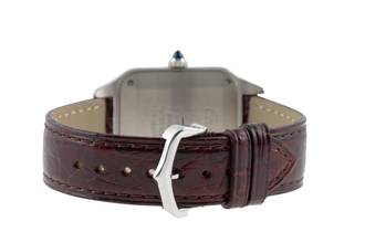 Thumbnail von Cartier Santos Dumont Edelstahl Herrenuhr Ref. WSSA0022 Box & Papiere