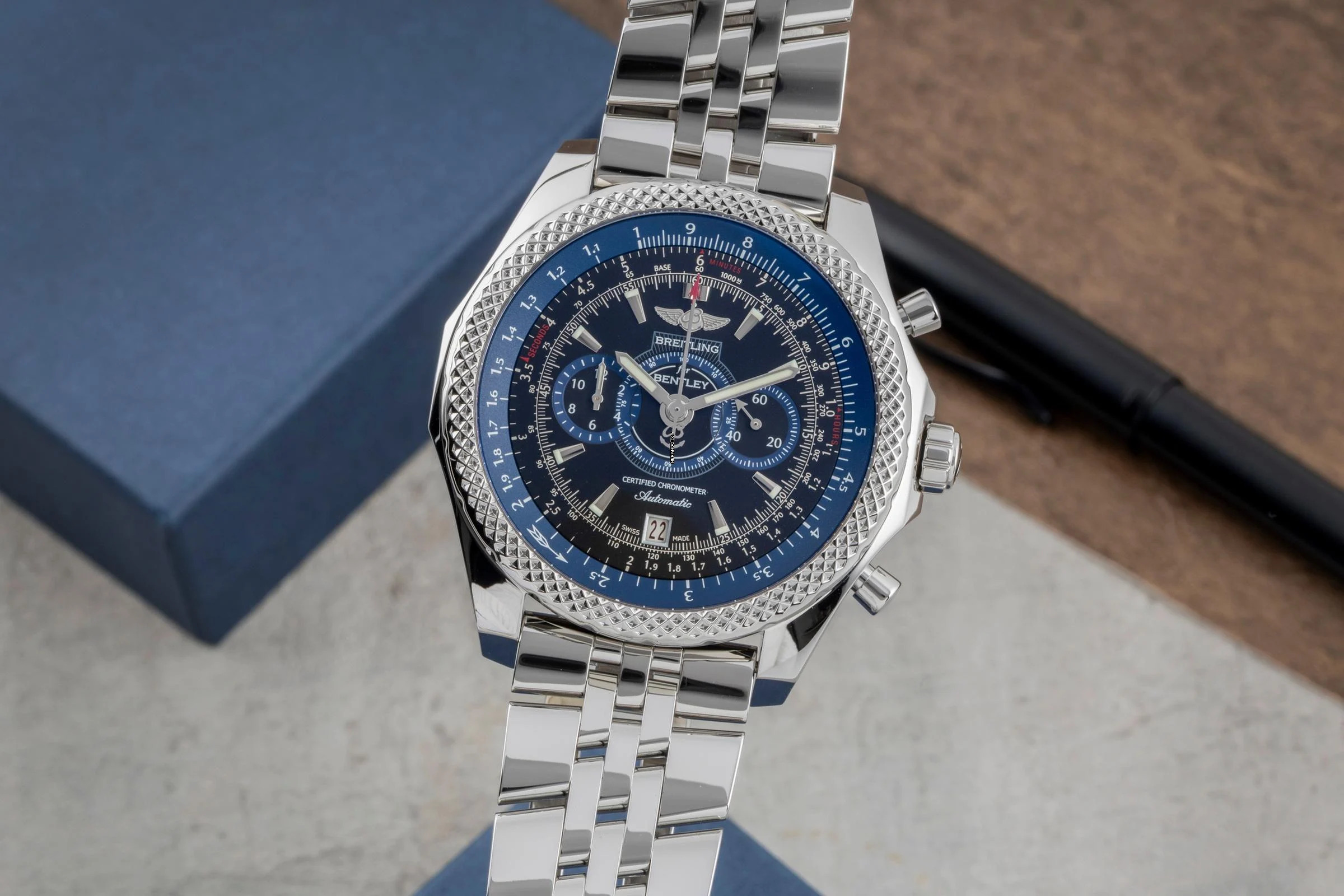 Breitling Bentley Supersports Chronograph Ref. A2636464 Limited B&P 2013