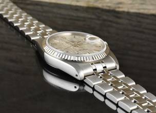 Thumbnail von Tudor Prince Date 74034 NOS / UNGETRAGEN - Silver Linen Dial - Full Set