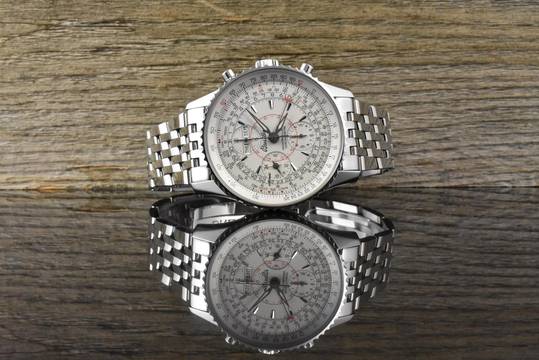  Breitling Montbrillant Datora Navitimer Montbrillant Datora 43MM Automatic A21330 - B&P 2005 