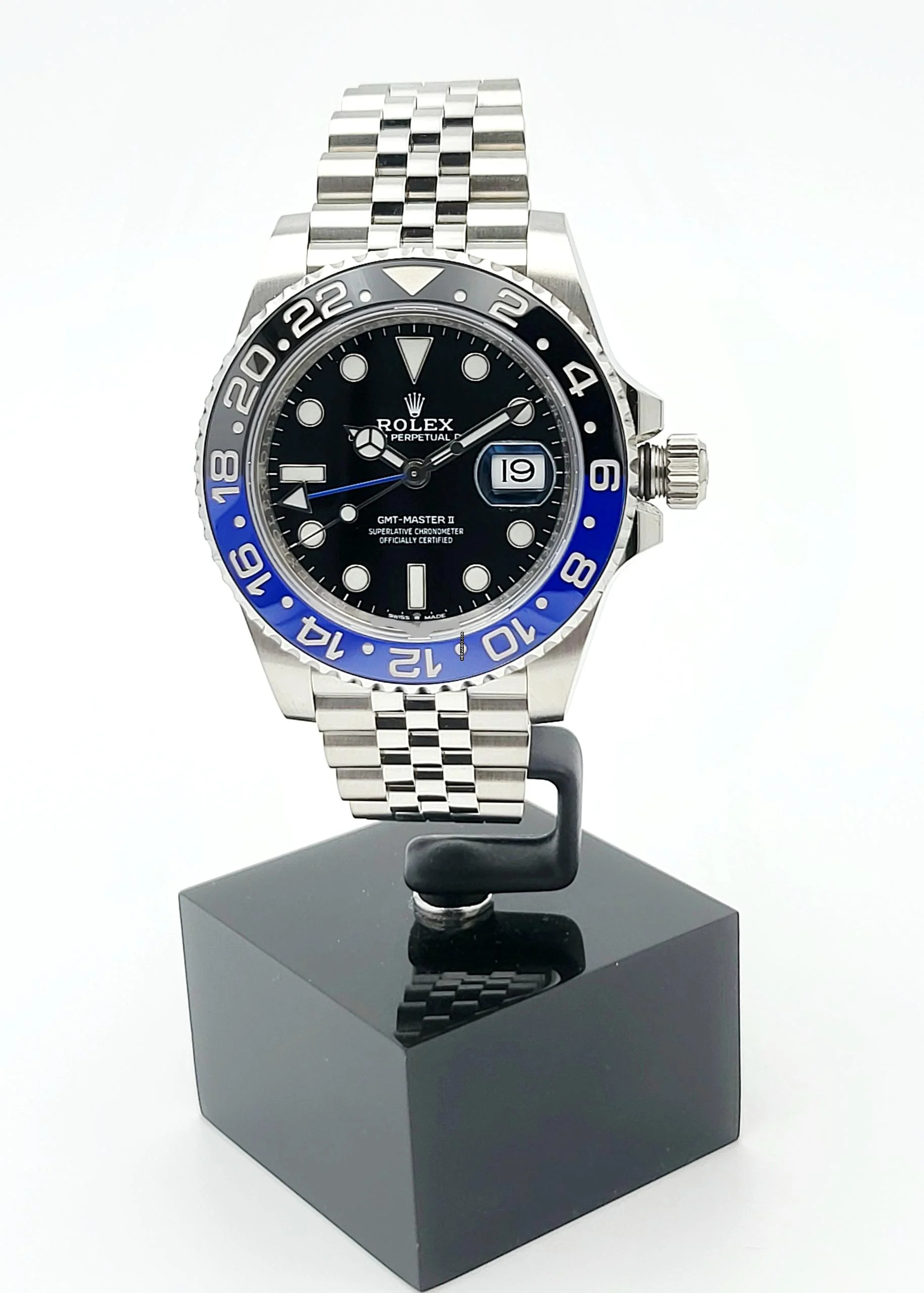 Rolex GMT-Master II Batgirl jubilee top condition Full Set 2019