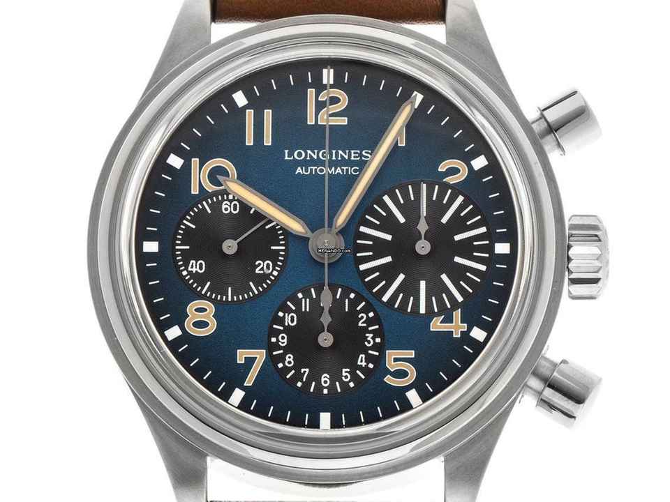  Longines Avigation Bigeye Ref.L2.816.1.93.2 Full Set Ungetragen 
