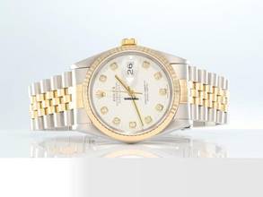 Thumbnail von Rolex Datejust 36 36mm 16233 2003 Diamanten Stahl Gelbgold 750 Automatik Gold