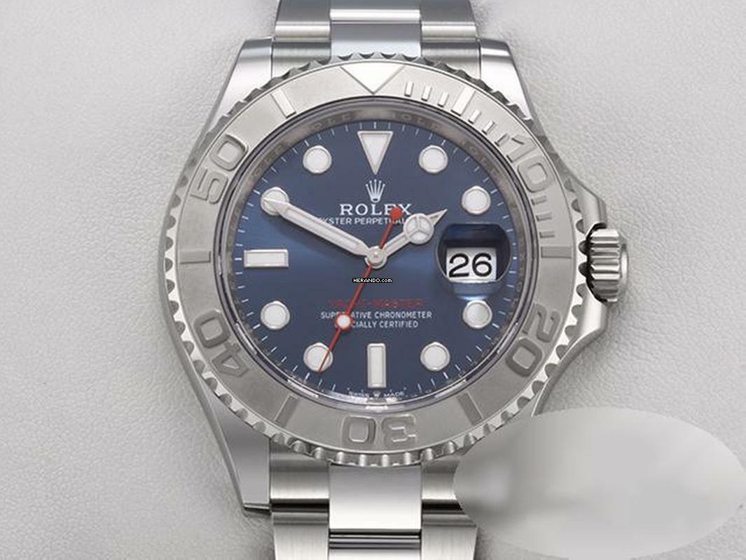 Rolex Yacht-Master 40 126622 2024 Stahl Platin 40mm Automatik Yacht Master Stainless Steel Oyster-band Chronometer Blue Dial