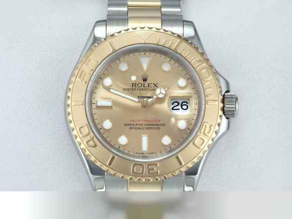  Rolex Yacht-Master 40 40mm 16623 2009 Edelstahl Gelbgold 750 Automatik Stahl Gold Stainless Steel 18kt Yellow Gold Oyster-band Chronometer 