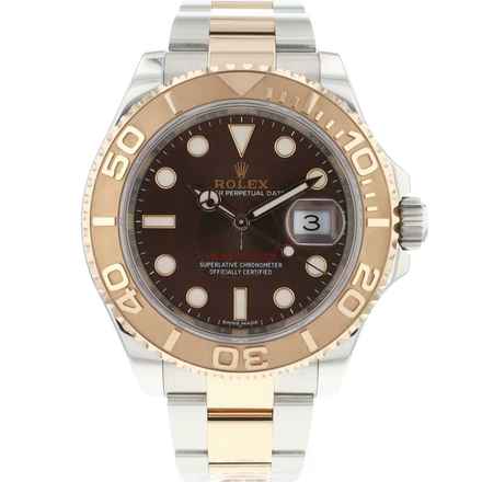  Rolex Yacht-Master 40 Steel Everose Gold Choco Dial 