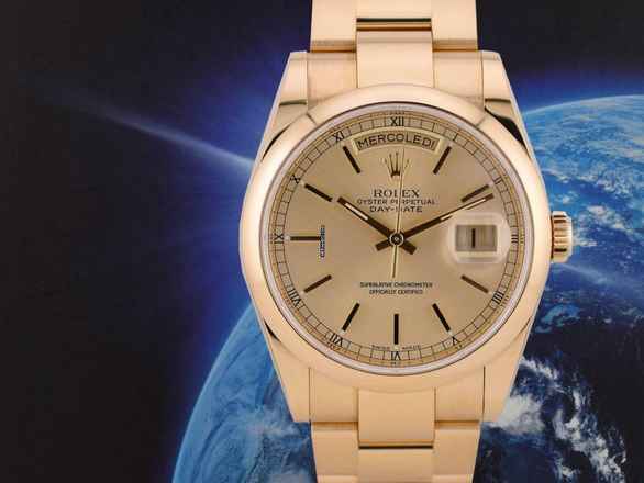  Rolex Day-Date 36 118208 Oyster Bracelet - Ita Full Set 2003 