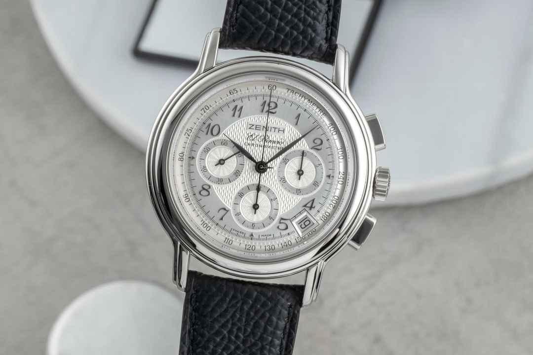  Zenith El Primero Chronograph Stahl Automatik Herrenuhr Ref. 14/01.0240.400 