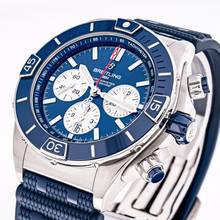 Thumbnail von Breitling Chronomat Super Chronomat B01 44 Blue – AB0136161C1S1 – like NEW – 2021 Full Set