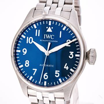  IWC Große Fliegeruhr Big Pilot's Watch 43 Blue – IW329304 – like NEW – 03/2023 Full Set 