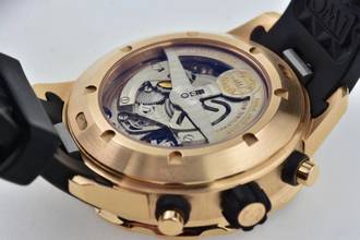 Thumbnail von IWC Aquatimer Chronograph IW376903 18k Rosé Gold Black Dial Rubber