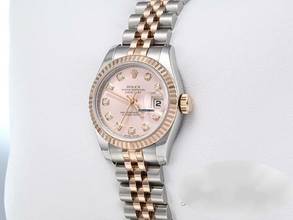 Thumbnail von Rolex Lady-Datejust 26mm 179171 2010 Stahl Roségold 750 Diamanten Automatik