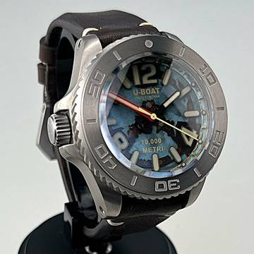  U-Boat PROFONDO 10000 MT Limited Edition 100 St. Titan Gehäuse 46 mm Titan und Lederarmband Full Set Special - u. limited Edition plus Titanarmband 