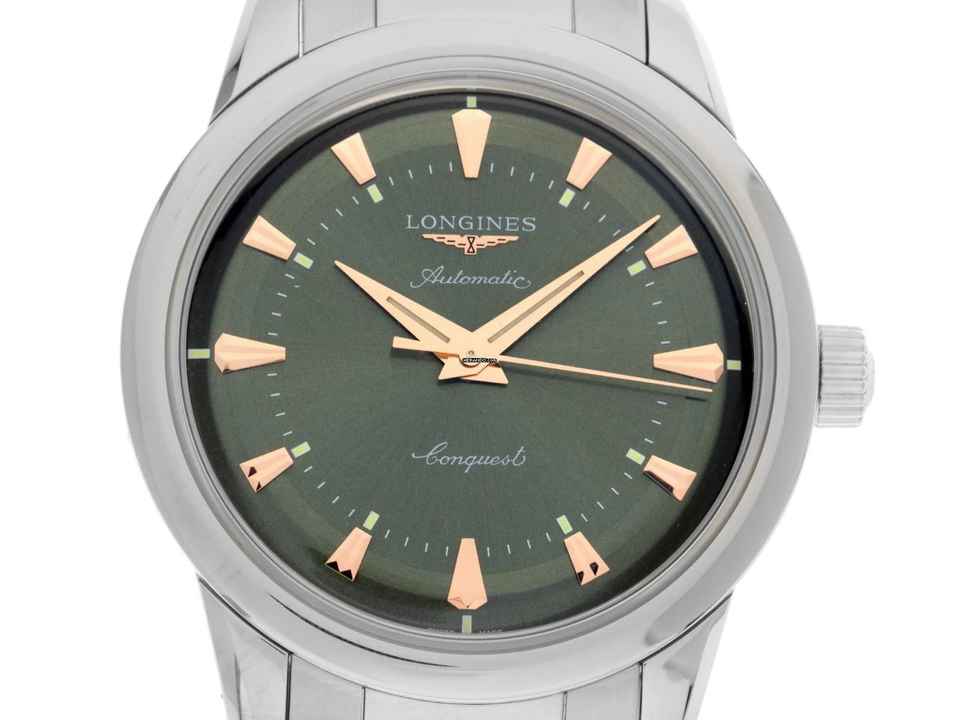  Longines Conquest Heritage Ref.L1.649.4.02.6 2025 Full Set Ungetragen 