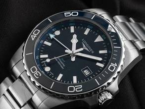 Thumbnail von Longines HydroConquest GMT Ref.L3.890.4.96.6 2025 Full Set Ungetragen