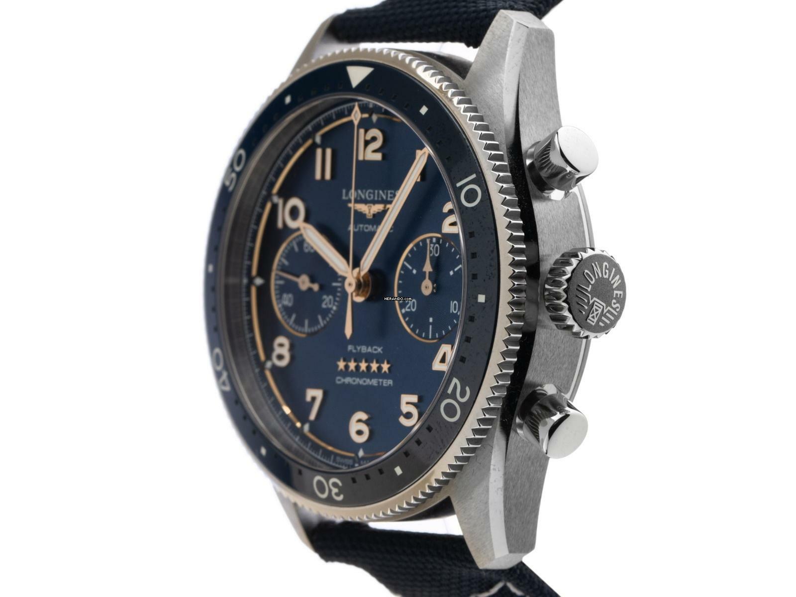  Longines Spirit Flyback Chronograph Ref.L3.821.4.93.2 2025 Full Set Ungetragen 