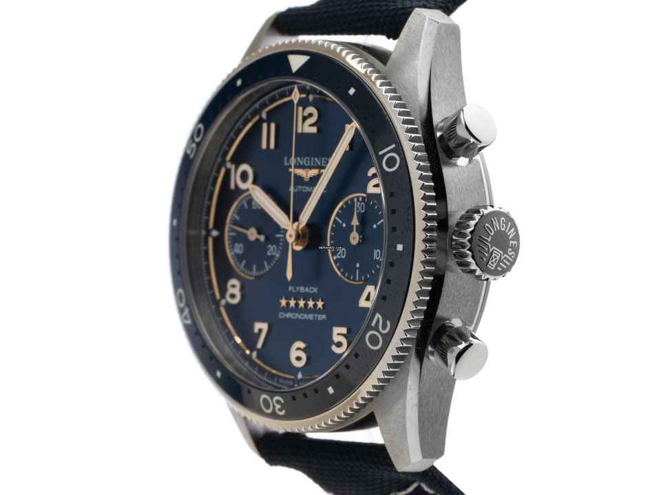  Longines Spirit Flyback Chronograph Ref.L3.821.4.93.2 2025 Full Set Ungetragen 